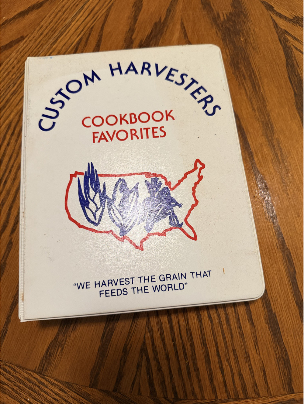 Custom Harvesters Cookbook Favorites 1986 Morris Press Ring Bound Farm Recipes